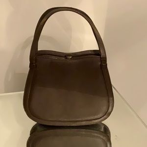 HIGH END VINTAGE BROWN LEATHER PURSE BY PRESTIGE price firm